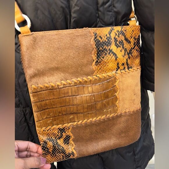 Fossil Vintage Patchwork Leather Crossbody Boho
Western Indie Style - Picture 2 of 6